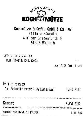 mgbe Hffner Kochmtze Restaurant